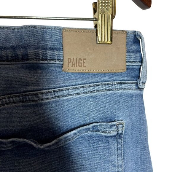 Paige Federal Slim Fit Jeans Men's 33 x 26 Stretch Closure 5 Pocket Denim - Picture 6 of 8